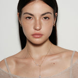 Y-chain Pearl Pendant Necklace