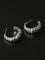 3D Sculpted Seashell Texture C-Hoop Earrings - floysun