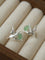3D Soaring Bird Stud Earrings - Textured Metal with Natural Gemstones - floysun