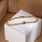 Cubic Zirconia Pavé Barrel Link Bracelet - close-up detail | Floysun