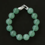 Natural Green Aventurine Beaded Bracelet - front product view | Floysun