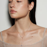 Y-chain Pearl Pendant Necklace