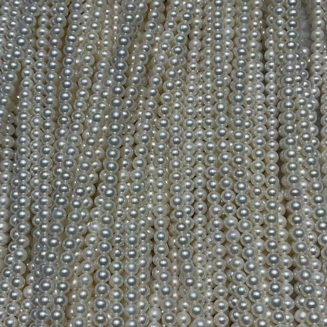 4mm Natural Freshwater Pearl Choker Necklace - floysun