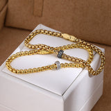 5A CZ Pavé Barrel Link Bracelet - floysun