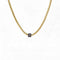 5A CZ Pavé Barrel Link Necklace - floysun