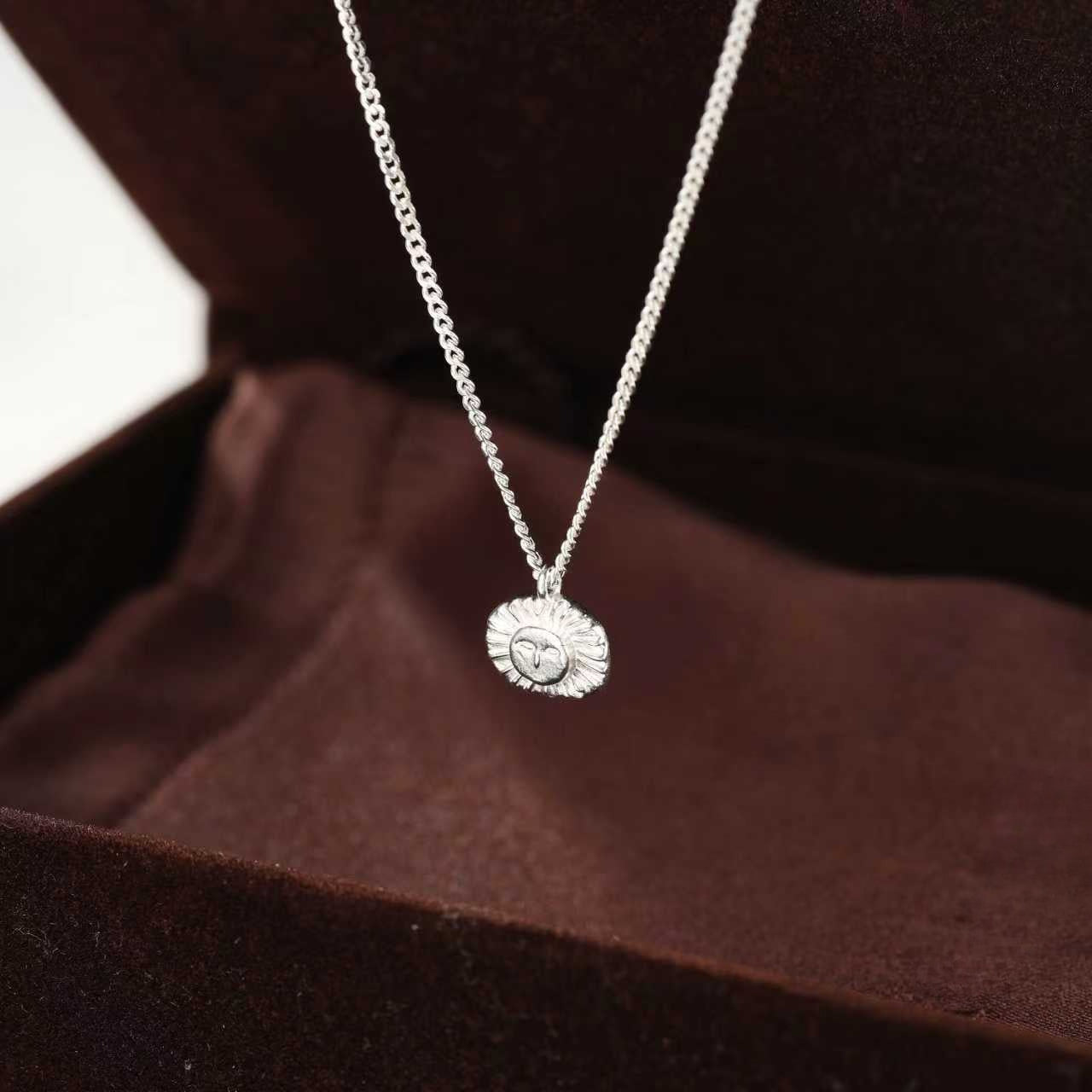Retro Coastal Trident Pendant Necklace- S925 Sterling Silver Poseidon Talisman