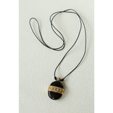 Collier flasque en bois de santal Esprit Nomade  