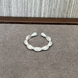 Chinese-Style 925 Silver Camellia Flower Open Ring