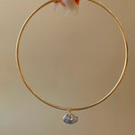 8ct Oversized Oval Solitaire Pendant - floysun