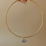 8ct Oversized Oval Solitaire Pendant - floysun