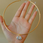 8ct Oversized Oval Solitaire Pendant - floysun