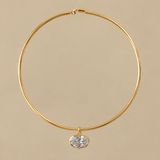8ct Oversized Oval Solitaire Pendant - floysun