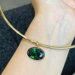8ct Oversized Oval Solitaire Pendant - floysun