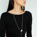 925 Silver Baroque Y Long Necklace - floysun