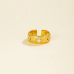 925 Silver Clover Ring - floysun