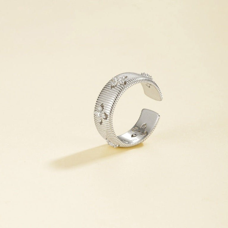 925 Silver Clover Ring - floysun