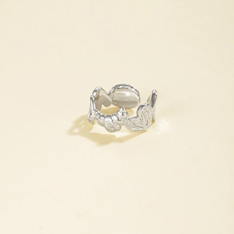 925 Silver Croissant Ring - floysun