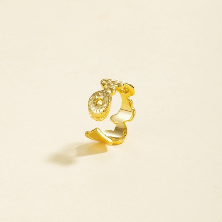 925 Silver Croissant Ring - floysun