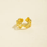 925 Silver Croissant Ring - floysun