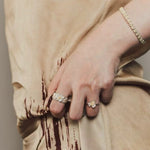 925 Silver Dogwood Flower Ring - floysun