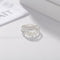 925 Silver Double Flower Ring Stacking Rings - floysun