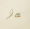 925 Silver Gold Hoop Earrings - floysun