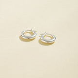 925 Silver Gold Hoop Earrings - floysun