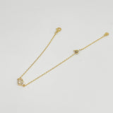 925 Silver Heart Drop Bracelet - floysun