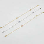 925 Silver Heart Drop Bracelet - floysun
