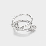 925 Silver Knot Ring - floysun
