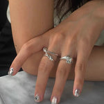 925 Silver Knot Ring - floysun