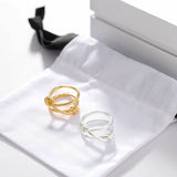 925 Silver Knot Ring - floysun