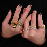 925 Silver Knot Ring - floysun