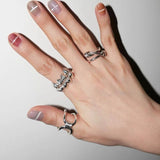 925 Silver Knot Ring - floysun