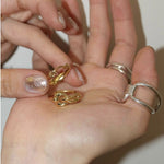 925 Silver Knot Wrap Ring - floysun