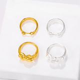 925 Silver Knot Wrap Ring - floysun
