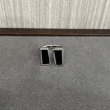 925 Silver Matte Black Red Agate Ring - floysun