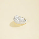 925 Silver Textured Dome Ring - floysun