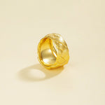 925 Silver Textured Dome Ring - floysun