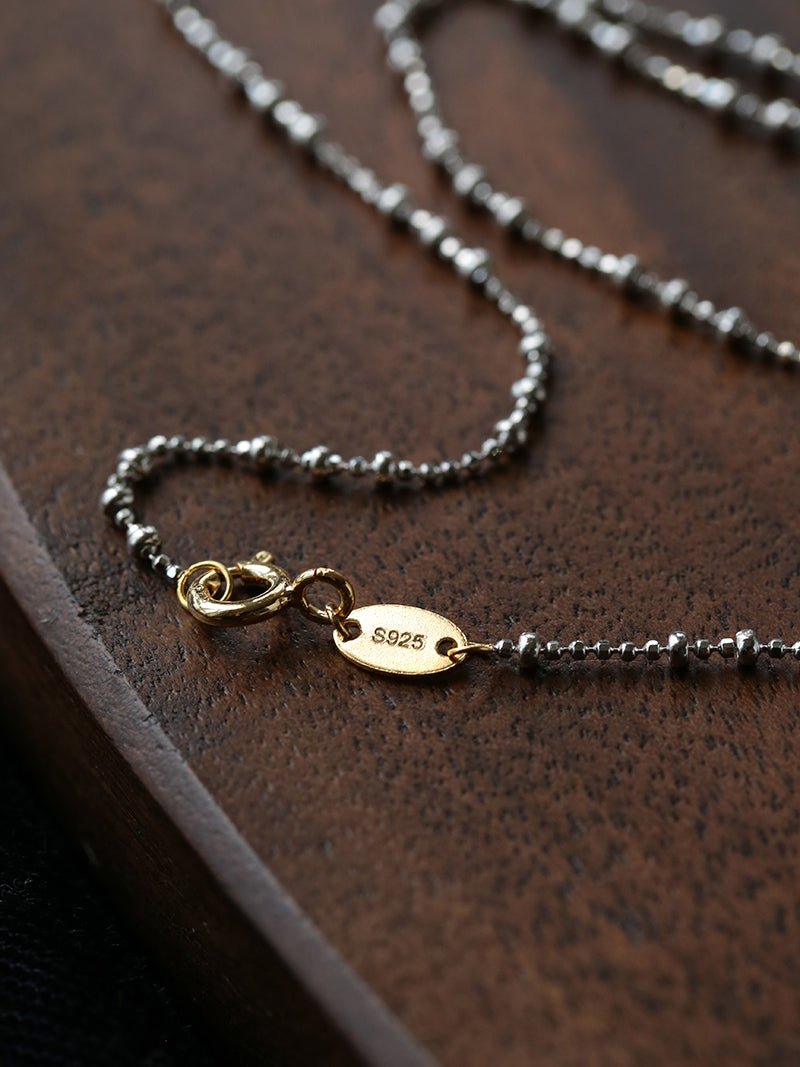 925 Silver Turquoise Key Necklace - floysun