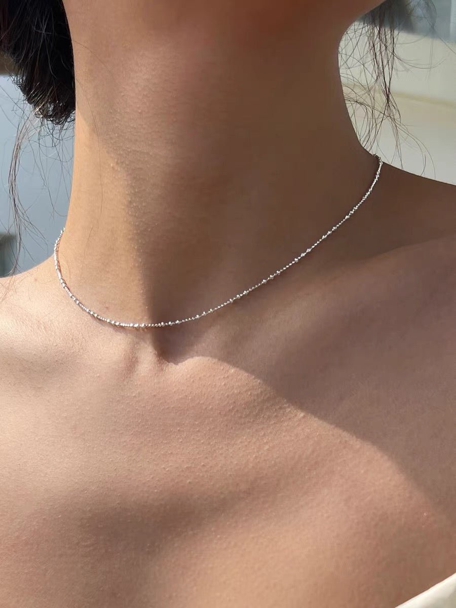925 Silver Turquoise Key Necklace - floysun