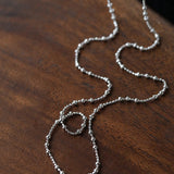 925 Silver Turquoise Key Necklace - floysun