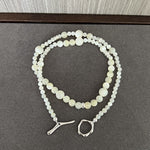 925 Silver White Mother of Pearl Beaded Necklace - floysun