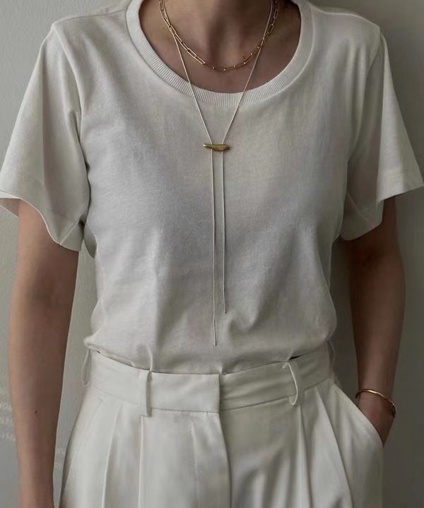 925 Sterling Silver Adjustable Pull - Chain Necklace Minimalist & Versatile Statement Piece - floysun