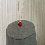 925 Sterling Silver Enamel Apple Pendant Necklace - floysun