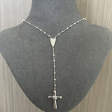 925 Sterling Silver Heart Cross Lariat Necklace - floysun