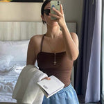 925 Sterling Silver Heart Cross Lariat Necklace - floysun