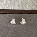 925 Sterling Silver Layered Round Shell Line Earrings - floysun