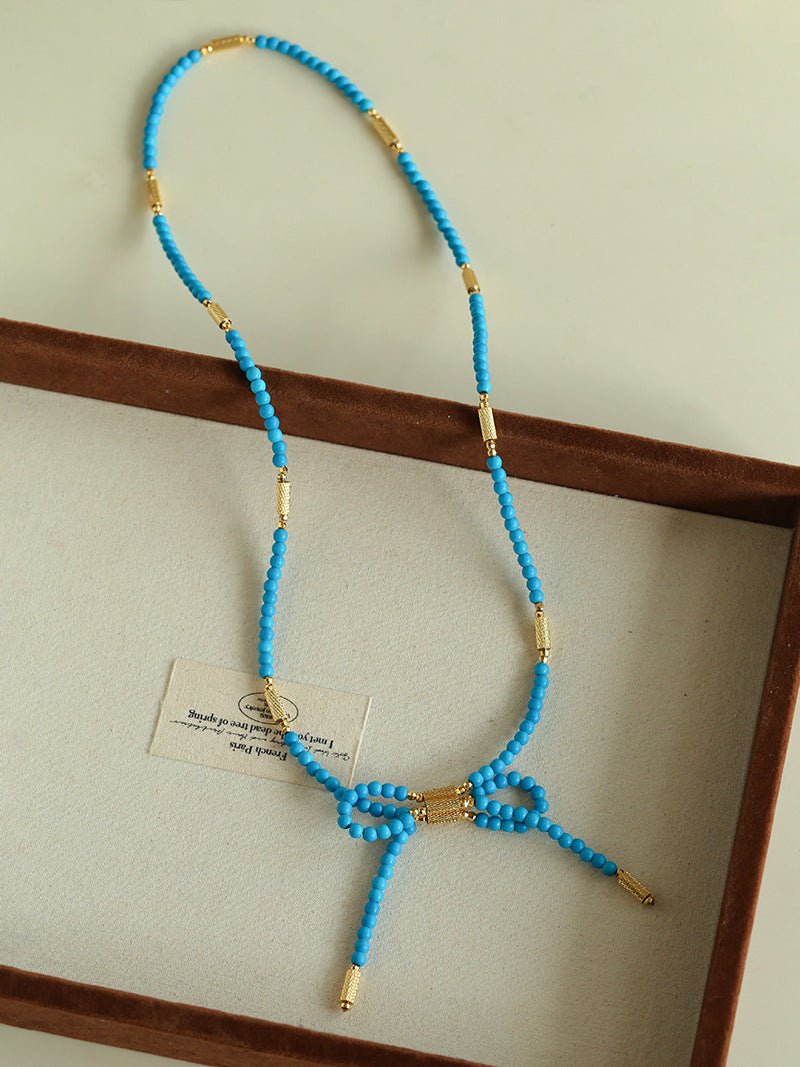 925 Sterling Silver Magnetic Turquoise Convertible Necklace & Bracelet - floysun