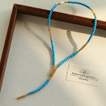 925 Sterling Silver Magnetic Turquoise Convertible Necklace & Bracelet - floysun